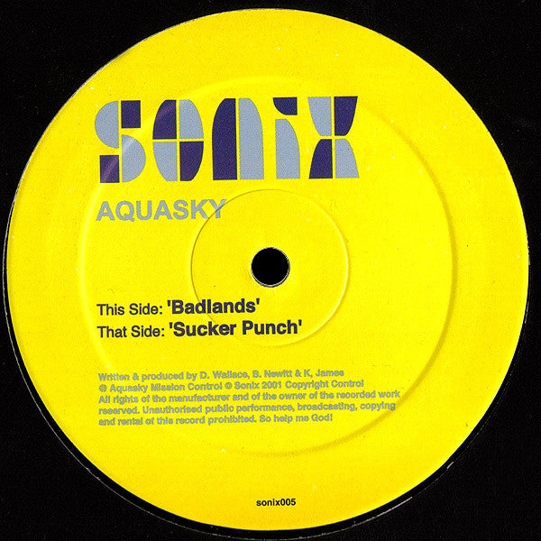 Aquasky : Badlands / Sucker Punch (12")
