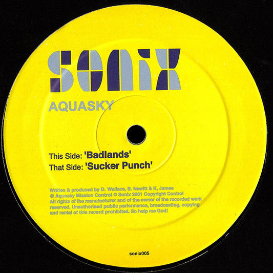 Aquasky : Badlands / Sucker Punch (12")