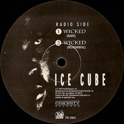Ice Cube : Wicked / U Ain't Gonna Take My Life (12")