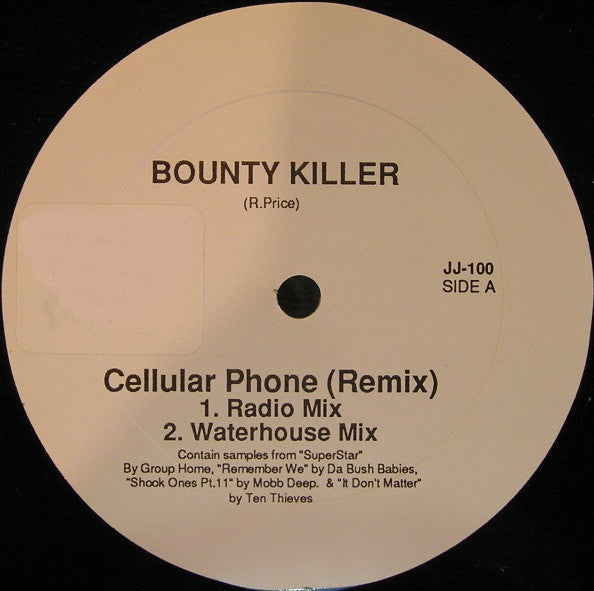 Bounty Killer : Cellular Phone (Remix) (12")