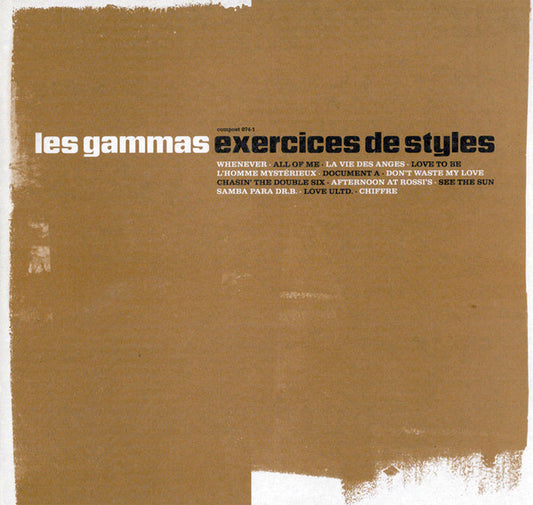 Les Gammas : Exercices De Styles (2xLP, Album)