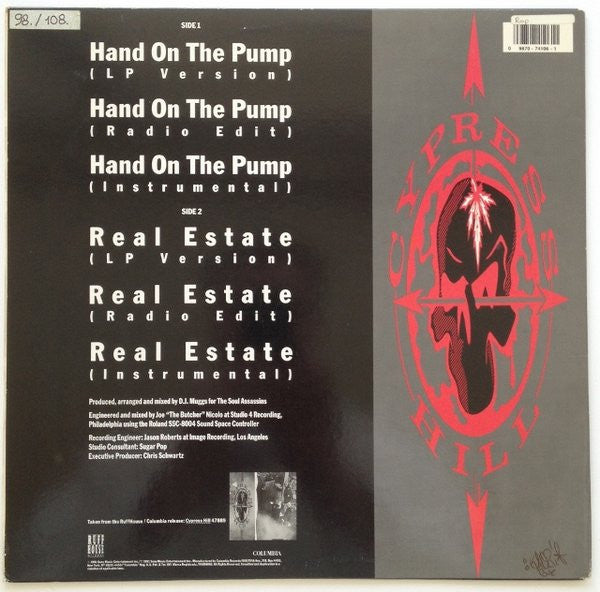 Cypress Hill : Hand On The Pump / Real Estate (12")