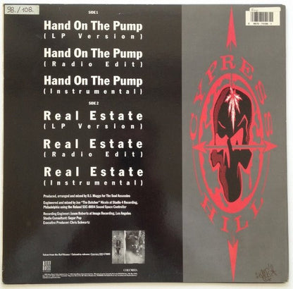 Cypress Hill : Hand On The Pump / Real Estate (12")