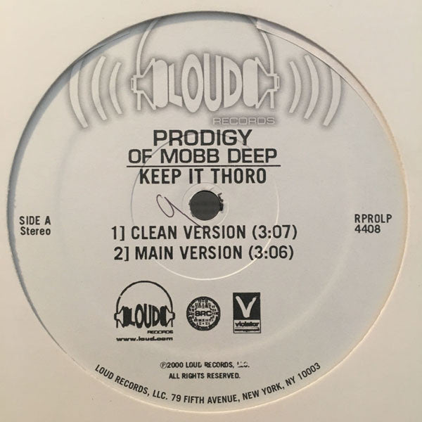 Prodigy : Keep It Thoro (12", Promo)