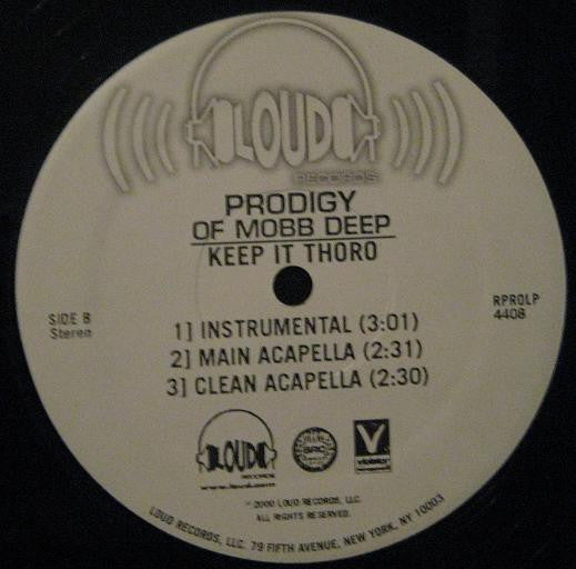 Prodigy : Keep It Thoro (12", Promo)