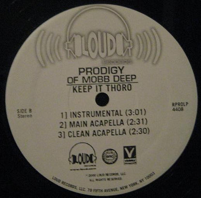 Prodigy : Keep It Thoro (12", Promo)