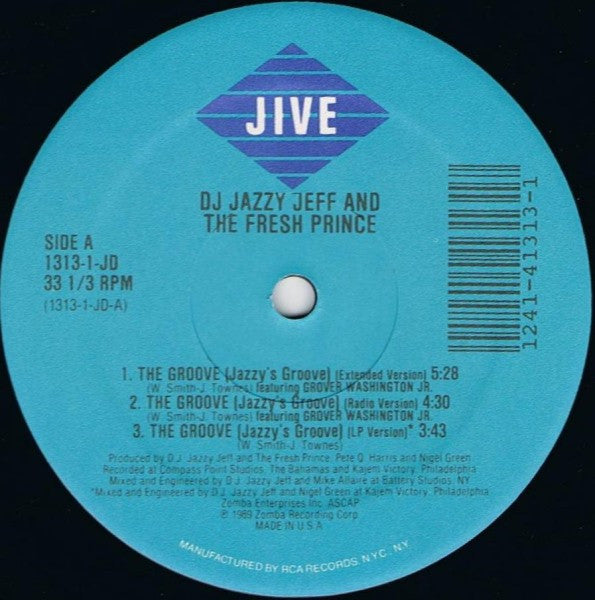DJ Jazzy Jeff & The Fresh Prince : The Groove (Jazzy's Groove) (12")