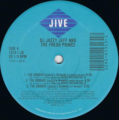 DJ Jazzy Jeff & The Fresh Prince : The Groove (Jazzy's Groove) (12")