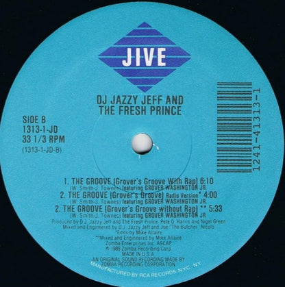 DJ Jazzy Jeff & The Fresh Prince : The Groove (Jazzy's Groove) (12")