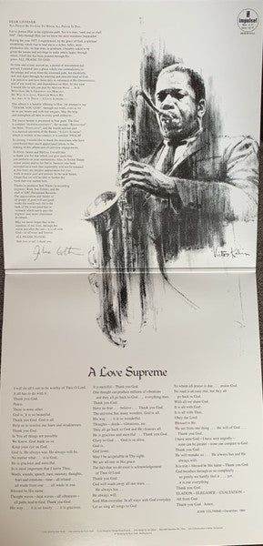 John Coltrane : A Love Supreme (LP, Album, RE, Gat)