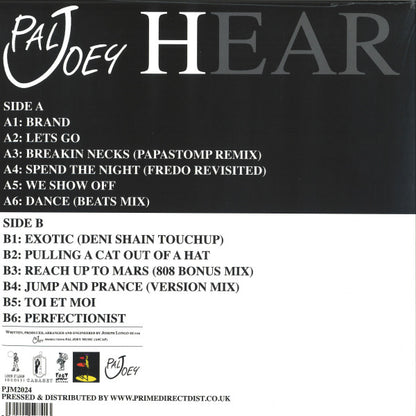 Pal Joey : Hear (LP, Album)