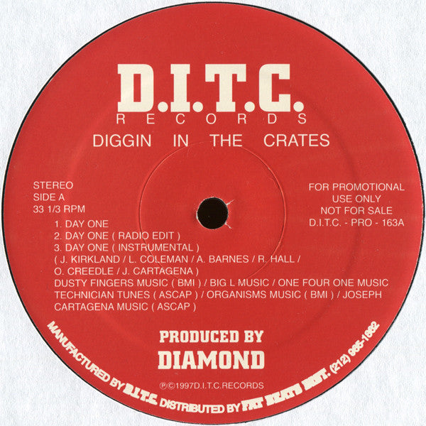 Diggin In The Crates* : Day One (12", Promo)