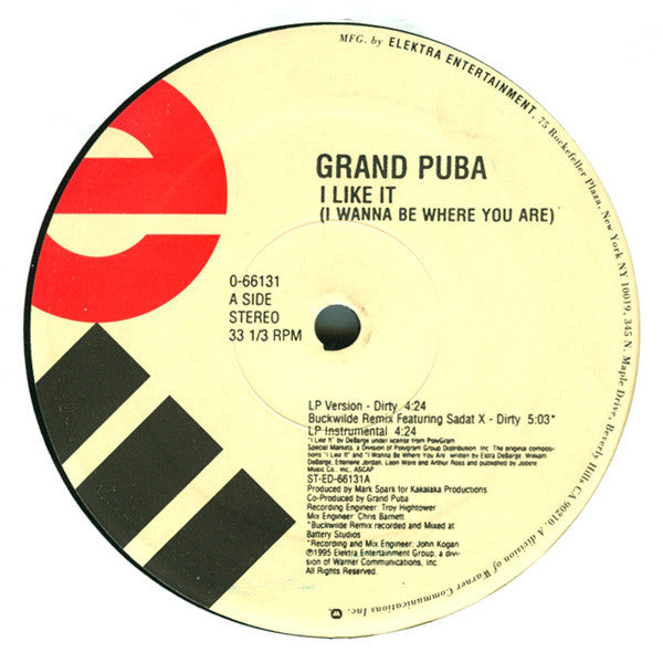 Grand Puba : I Like It (I Wanna Be Where You Are) / A Little Of This (12")