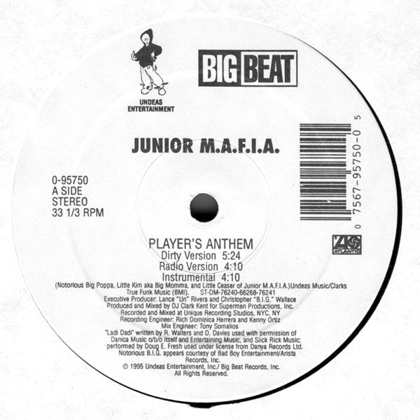 Junior M.A.F.I.A. : Player's Anthem (12")