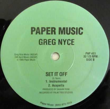 Greg Nice : Set It Off (12")