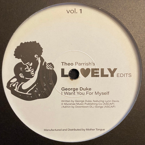 Theo Parrish : Theo Parrish’s Lovely Edits Vol. 1 (12")