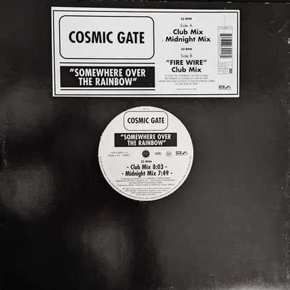 Cosmic Gate : Somewhere Over The Rainbow (12")