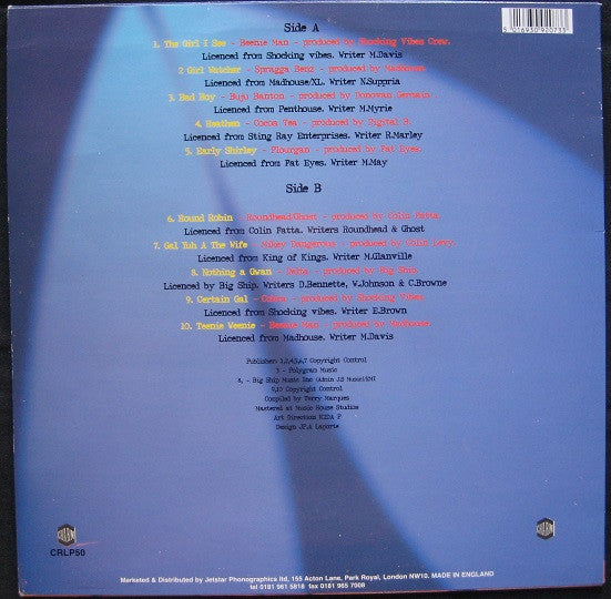 Various : Just Ragga Volume 10 (LP, Comp)