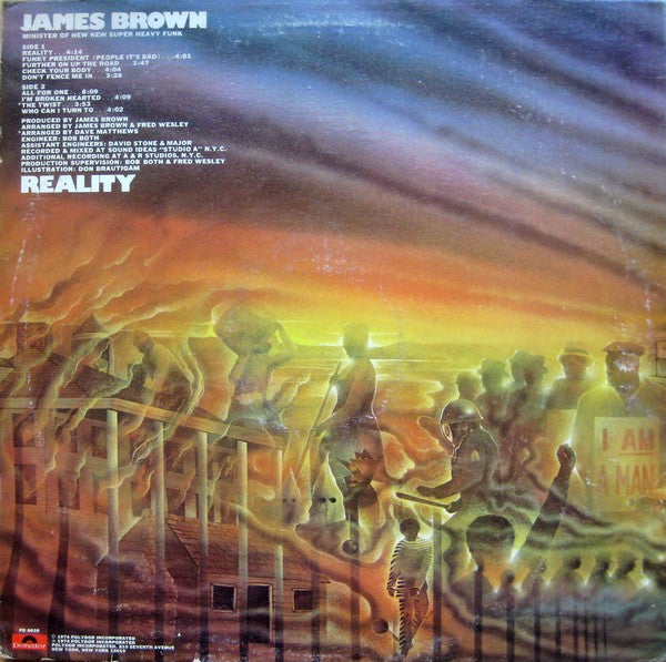James Brown : Reality (LP, Album, Mon)