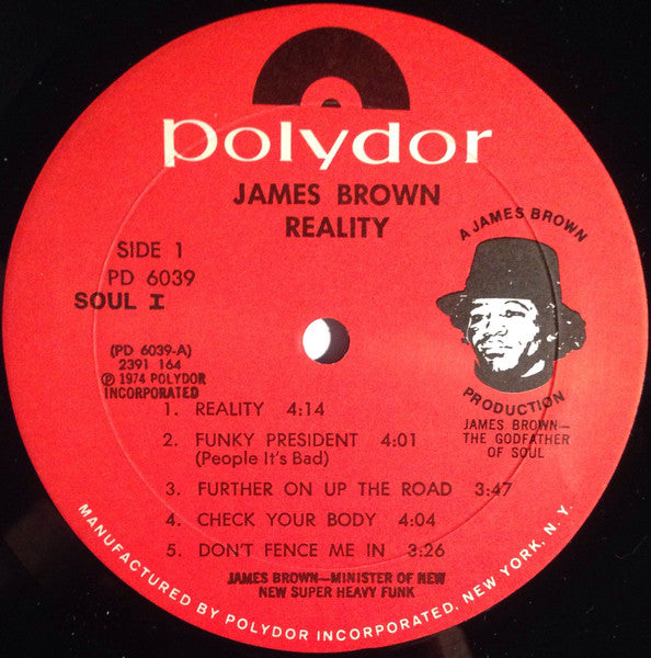 James Brown : Reality (LP, Album, Mon)