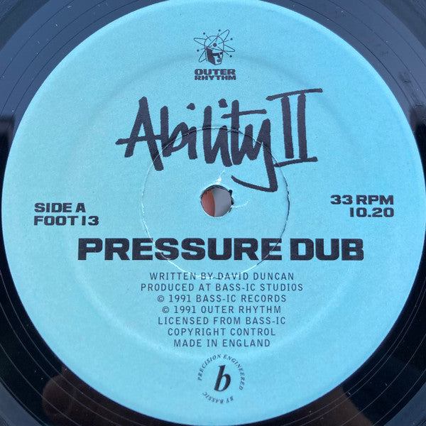 Ability II : Pressure Dub (12")