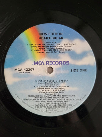 New Edition : Heart Break (LP, Album, MCA)