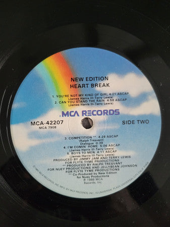 New Edition : Heart Break (LP, Album, MCA)