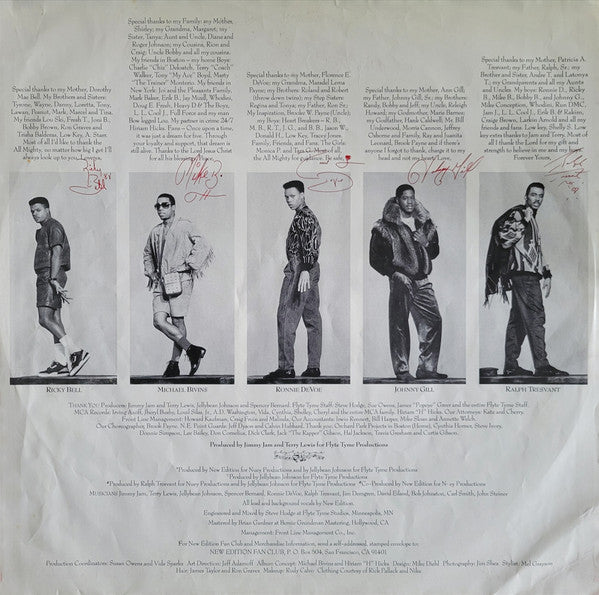 New Edition : Heart Break (LP, Album, MCA)
