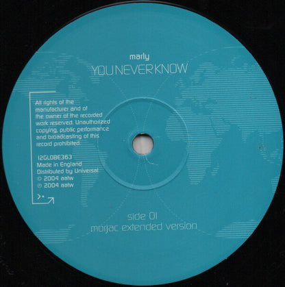 Marly : You Never Know (12")