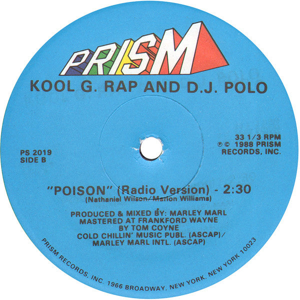 Kool G. Rap & D.J. Polo* : Poison (12", Single)