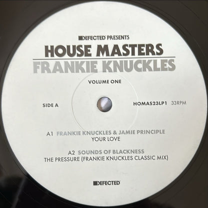Frankie Knuckles : House Masters (Volume One) (2x12", Comp)