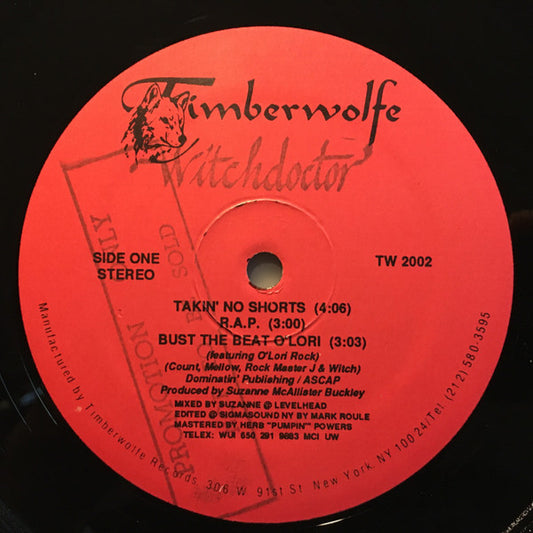 Witchdoctor (2) : Takin' No Shorts (12", Ltd, Aut)