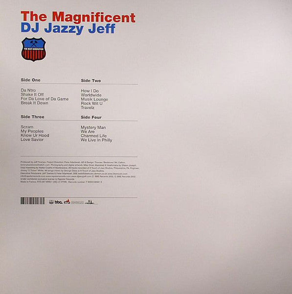 DJ Jazzy Jeff : The Magnificent (2xLP, Album)