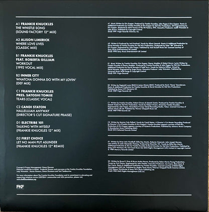 Frankie Knuckles : House Masters (Volume Two) (2x12", Comp)