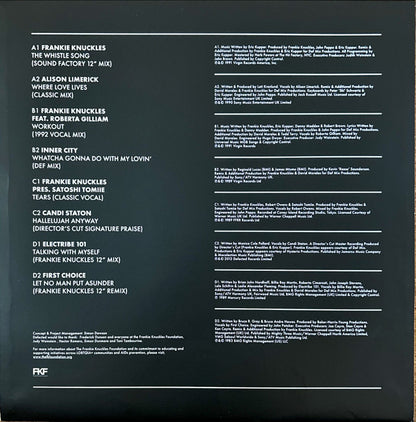 Frankie Knuckles : House Masters (Volume Two) (2x12", Comp)