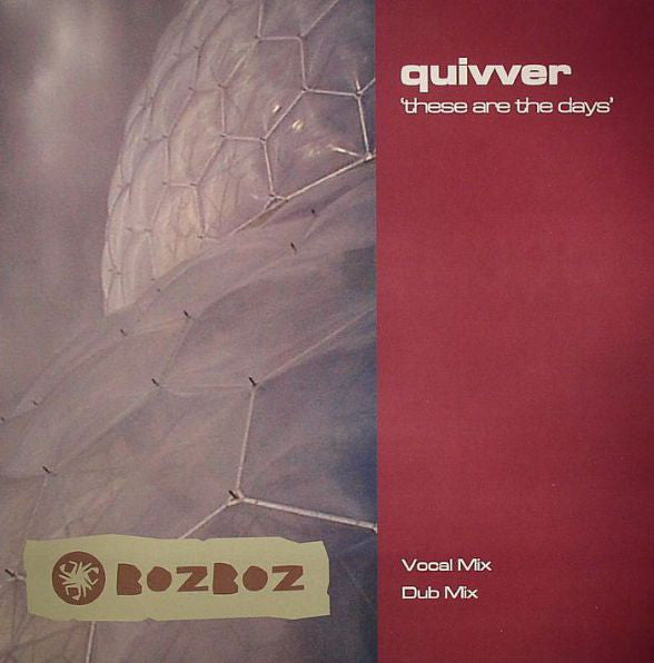 Quivver : These Are The Days (12")