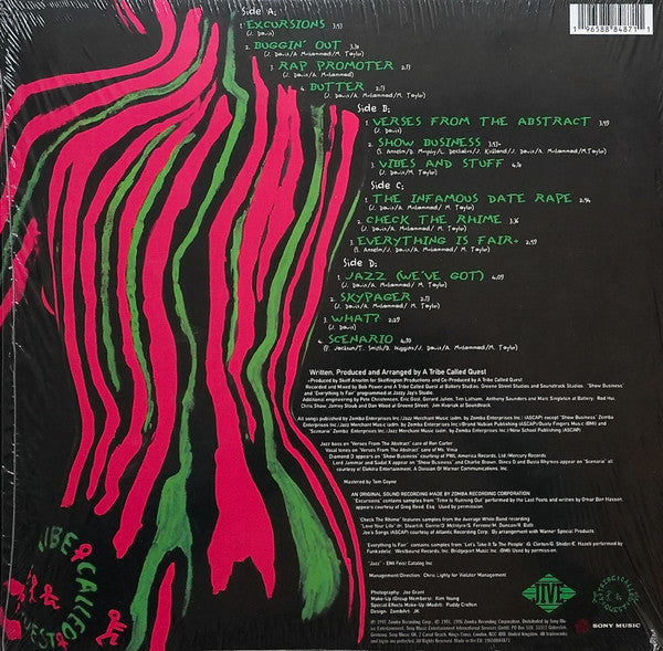 A Tribe Called Quest : The Low End Theory (2xLP, Album, RE)