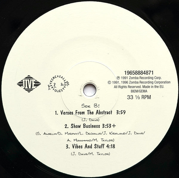 A Tribe Called Quest : The Low End Theory (2xLP, Album, RE)