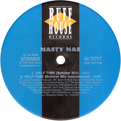 Nasty Nas* : Half Time (12", Single)