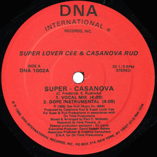 Super Lover Cee & Casanova Rud : Super - Casanova (12")