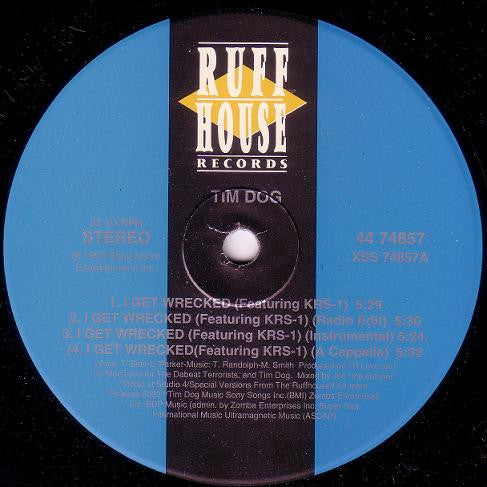 Tim Dog Featuring KRS-One : I Get Wrecked (12")