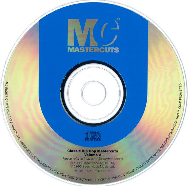 Various : Classic Hip Hop Mastercuts Volume 2 (CD, Comp)
