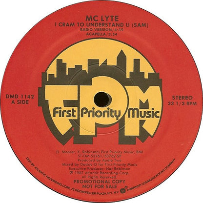 MC Lyte : I Cram To Understand U (Sam) (12", Promo)