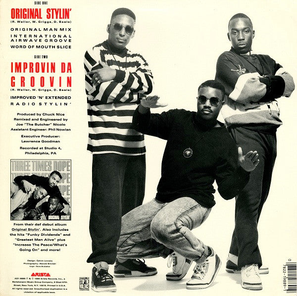 Three Times Dope : Original Stylin' (12")