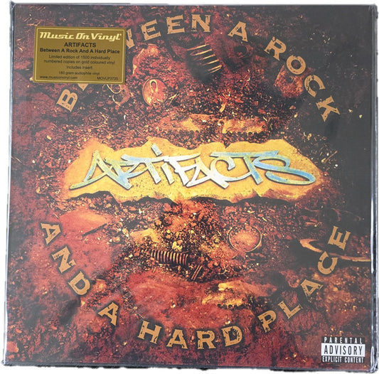 Artifacts : Between A Rock And A Hard Place (2xLP, Album, Ltd, Num, RE, Gol)
