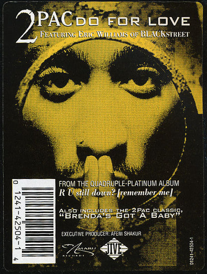 2Pac Featuring Eric Williams Of Blackstreet* : Do For Love (12", Single)
