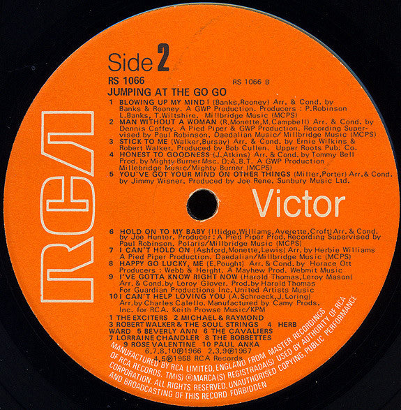 Various : Jumping At The Go Go (20 Great Northern Soul Hits) (LP, Comp)