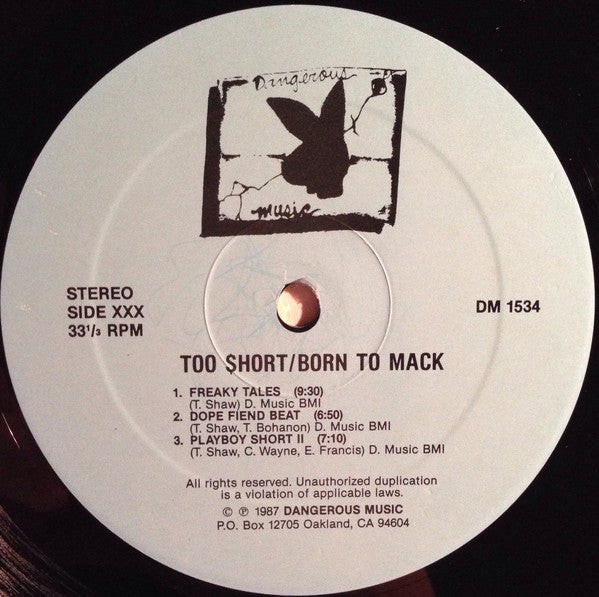 Too $hort* : Born To Mack (LP, Album)