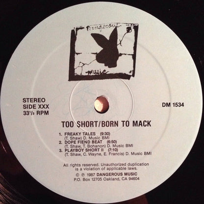 Too $hort* : Born To Mack (LP, Album)