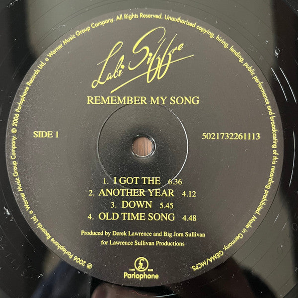 Labi Siffre : Remember My Song (LP, Album, RE)